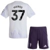 Camisola + Calções Manchester United Mainoo 37 Criança Equipamento 2ª 2025-26